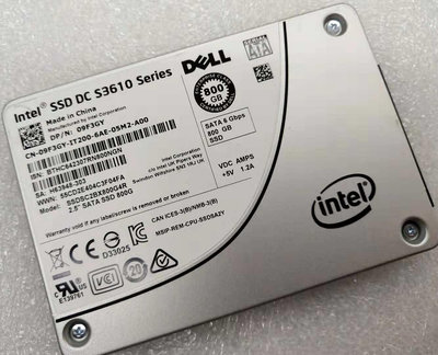 INTEL S3610  800G SATA SSD固態硬碟企業級伺服器硬碟