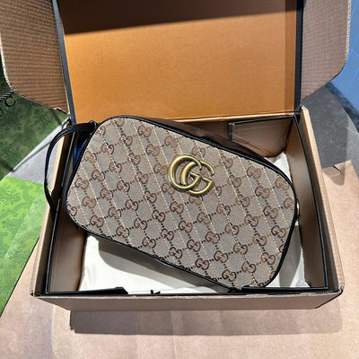 【二手包包】Gucci 新品 相機包 高級時髦 日常出門首選時尚弄潮兒必備款哦 尺寸：23cmNO15246