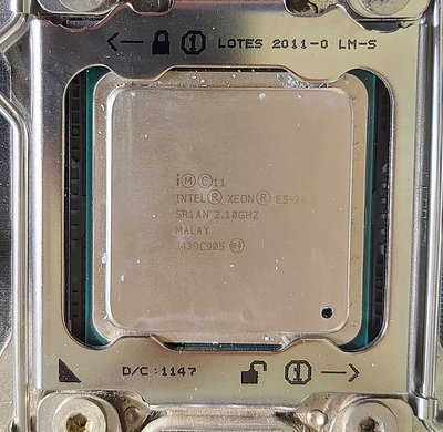 Intel Xeon E5-2620 v2 @ 2.10GHz 2011 CPU X79 功能正常