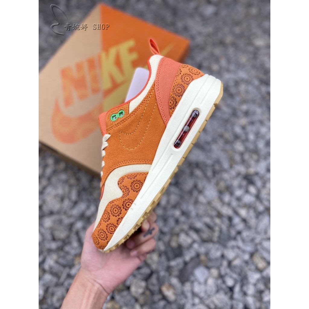 Nike WMNS Air Max 1 Somos Familia 橘黃色萬聖節休閒女鞋DZ5352-847