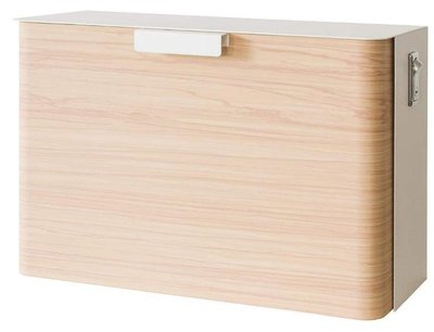 16772c 日本製 限量品 好品質 大容量 304不鏽鋼 白色 木頭感 建議箱信箱壁掛郵箱信件箱意見箱郵筒 送禮禮品