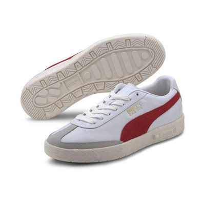 PUMA OSLO-CITY PRM 男款白紅休閒鞋-No.37480002