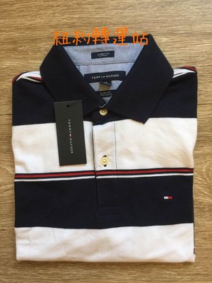 全館結束營業出清單一價再免運TOMMY HILFIGER 男生舒適棉質 LOGO圖案 POLO短衫 全新現貨美國購入