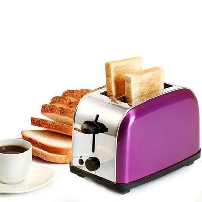 【EASY館】~ 【鍋寶】不鏽鋼烤吐司烤麵包機(OV-580-D)紫色高雅款/超取限一台