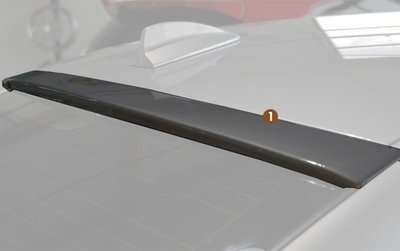 【樂駒】RIEGER BMW E92 LCI rear window cover 後頂翼 後上擾流 尾翼 素材 需烤漆