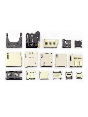 ~賣場滿200元出貨~SD/MINI/TF/SIM/NANO/MICRO卡座卡槽卡托內存條長體短體 帶自彈式