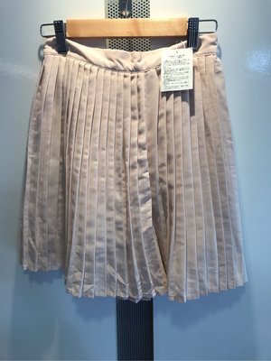 ++特價++日本購入 新品入荷  超美的一件!  質感超好粉色百摺褲裙(粉)(F)有內裡~非常推薦喔～
