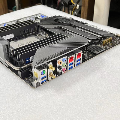 電腦零件華擎創始者TRX40主板支持3960X/3970X 4卡GPU PCI-E4.0旗艦大板筆電配件
