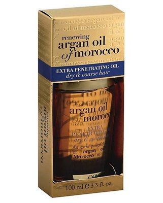 OGX 摩洛哥堅果 深藍護髮油1瓶加強修護+Argan oil Penetrating Renewing淺藍*1現貨
