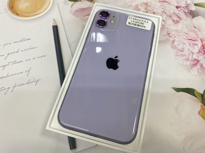 I11 64G 紫色 二手機 外觀如圖 功能正常 電池健康度86%台北實體店面可自取