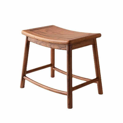 凳子實木新中式老榆木高矮凳客廳沙發茶幾凳久坐不累家用化妝凳 自行安裝