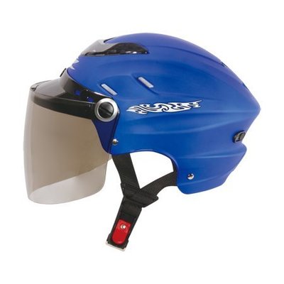 [小齊安全帽] ZEUS ZS125A 消光海藍 輕量 通風 內襯可拆洗 半罩式安全帽 雪帽