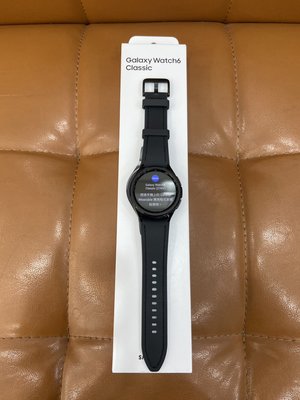 【艾爾巴二手】三星Galaxy Watch6 Classic 43mm GPS版 黑#保固中#智慧手錶#板橋店BZ76V