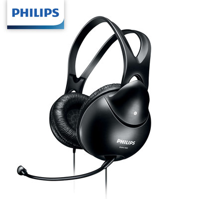Philips 飛利浦 SHM1900 頭戴式電腦耳機麥克風