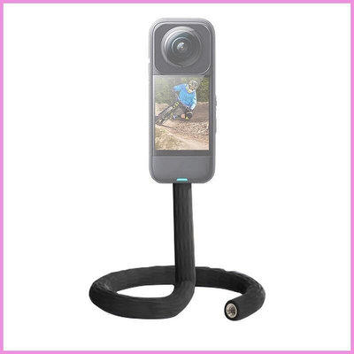 適用於 Insta360 相機可彎曲柔性安裝自拍桿自拍獨腳架,適用於 Insta360 相機