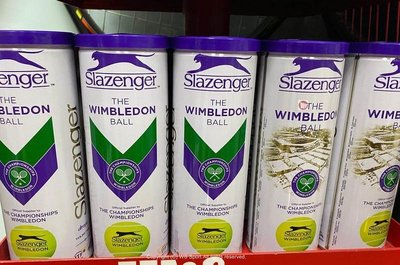 下殺-SLAZENGER 網球 Wimbledon Ball 溫布頓 比賽球軟網拍 網拍