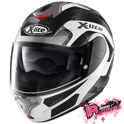 ♚賽車手的試衣間♚ X-Lite® X-1005 Ultra Carbon Fiery G/W 可樂帽 安全帽