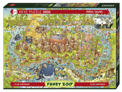 現貨全新正品 德國 Heye 拼圖 Funky Zoo Australian 瘋狂動物園 澳洲棲息地 1000片
