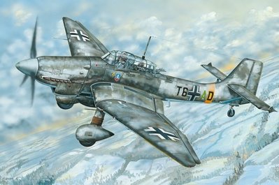 【TRUMPETER 03217】1/32 德國 JUNKERS JU-87D STUKA 俯衝轟炸機 (03217)