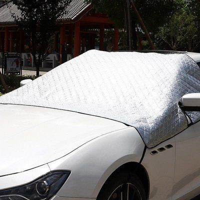 汽車前擋風玻璃罩遮陽簾防曬隔熱遮陽擋車用防霜遮雪擋風擋防雪布