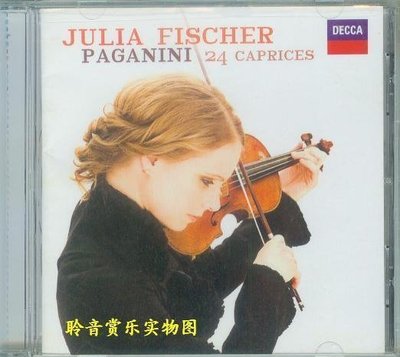 音樂居士新店#PAGANINI 24 Caprices Julia Fischer 帕格尼尼：24首隨想曲#CD專輯