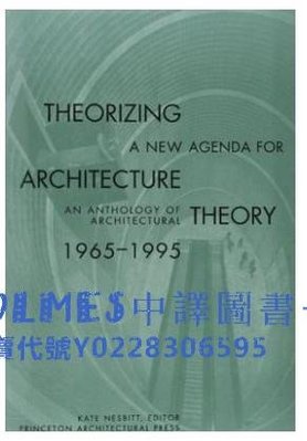 現貨 Theorizing a New Agenda for Architecture建筑理論新議程