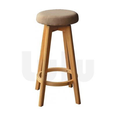 【Lulu】 旋轉吧檯椅 332-7 ┃ 高68公分 餐椅 方桌 餐廳椅 餐桌 造型椅 木頭椅 造型椅 休閒椅 椅子 椅