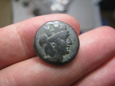 財富女神堤喀，古希臘命運女神銅幣5141