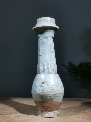 土窯土陶花瓶。