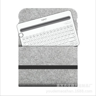 無線藍牙毛氈鍵盤包 收納包iPad鍵盤保護套防塵包收納袋可加logo