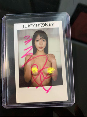 1/1 淺野心 露點拍立得簽名卡 Juicy Honey #22