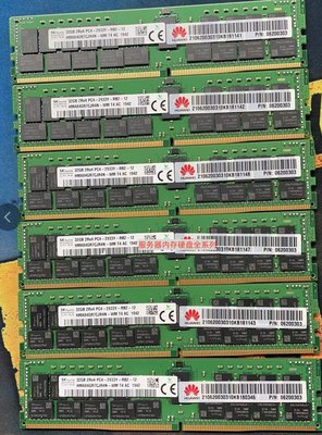 華為 06200303 06200288 N29DDR432 記憶體 32G 2RX4 PC4-2933Y ECC