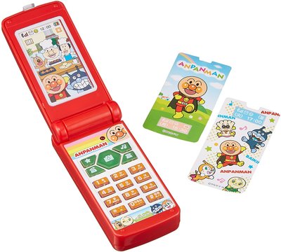 Miki小舖🌸日本 麵包超人 手機玩具 電話玩具 聲響玩具 音樂玩具 兒童玩具 手機 摺疊手機 玩具