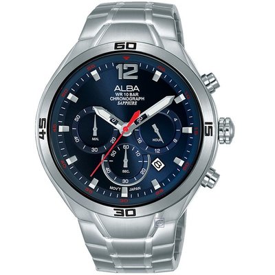 ALBA雅柏運動計時手錶 VD53-X353B AT3G37X1