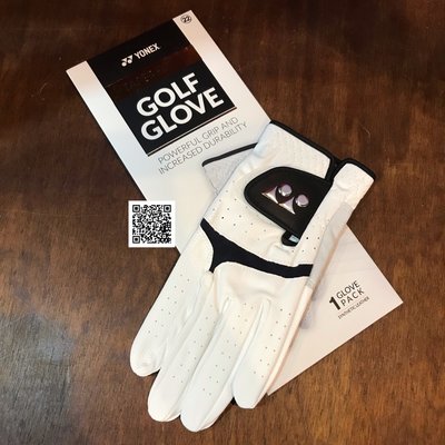 全新 YONEX 高爾夫手套 左手單支 天然皮革 耐磨防滑 觸感扎實