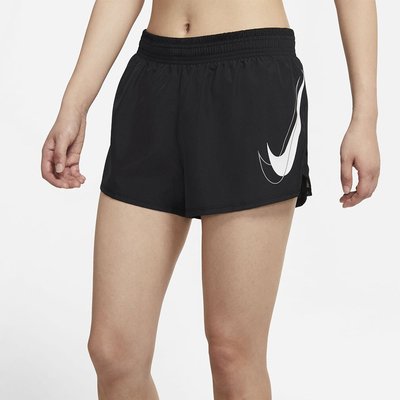 Nike Dri-FIT Swoosh Run 女慢跑褲 跑步短褲 有內裡短褲 運動短褲 DD4924-010 黑色