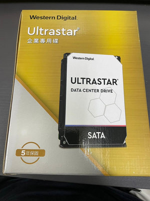 WD Ultrastar DC HC520 12TB 3.5吋 7200轉 256MB企業級硬碟 全新📌自取價8890