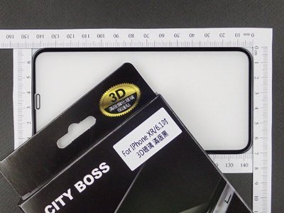 CITY BOSS Apple iPhone XR 6.1吋 A2105 螢幕保護貼鋼化膜 XR黑 CB滿版3D玻璃全膠