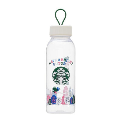 Starbucks 星巴克starbucks星巴克臻選生物基PP帶蓋瓶473ml塑料水瓶杯高顏值隨行杯