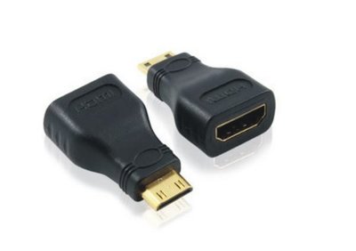 《YM3C》迷你 Mini HDMI 轉 HDMI 轉接頭 1.4版 相容 手機 / 平板電腦 / 相機 / DV