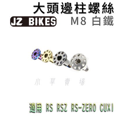 JZ 傑能 白鐵 大頭邊柱螺絲 大頭 造型 邊柱 側柱 螺絲 M8 適用於 RS RSZ ZERO CUXI QC