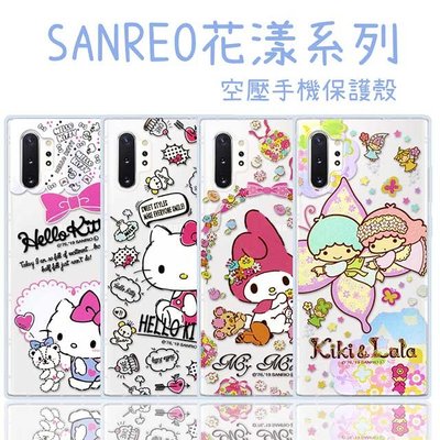 【Hello Kitty】三星 Samsung Galaxy Note10+ (6.8吋) 花漾系列 氣墊空壓 手機殼