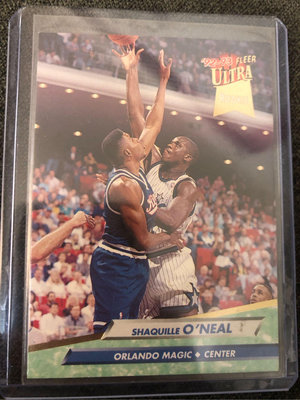Shaquille O’Neal Fleer Ultra Rookie RC新人卡