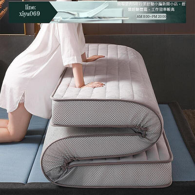 【現貨】廠家直銷天然乳膠床墊 加厚10cm榻榻米墊 單雙人酒店海綿床墊軟墊