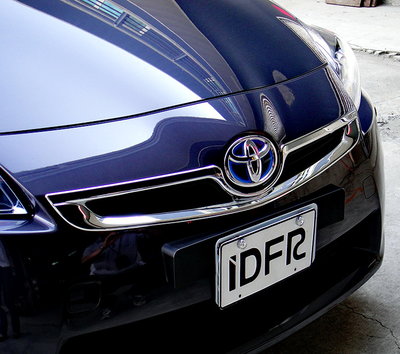 圓夢工廠 Toyota Prius 3代 2009~2012 改裝 鍍鉻銀 水箱罩外框 水箱罩飾框 水箱罩框