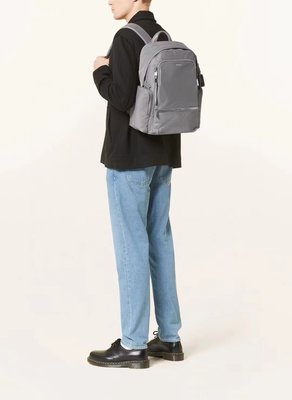 ╭☆包媽子店☆Tumi Celina Backpack 196600新色防水布配皮大號雙肩背包~可插拉桿