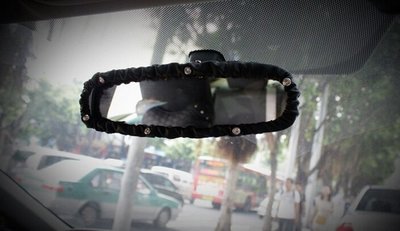 【熱賣精選】DAD水後視鏡套鑽鑲鑽女性汽車用品裝飾車飾汽車內飾品後視鏡套-LK149245