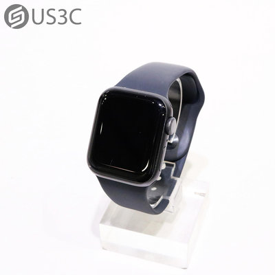 【US3C-青海店】台灣公司貨 Apple Watch Series 6 40mm GPS 太空灰鋁金屬錶殼 黑色運動錶帶 二手智慧手錶