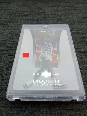 籃球大帝 2004 UD 木盒 Exquisite Michael Jordan 限量 225 張   (品項佳)