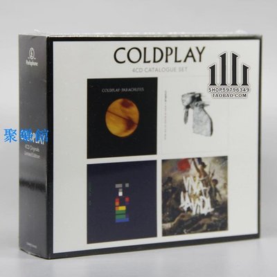 聚樂館 酷玩樂隊 Coldplay catalogue set 4CD [E]